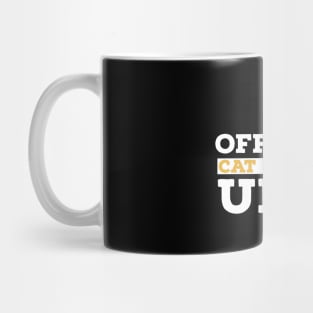 Official cat petting unit Mug